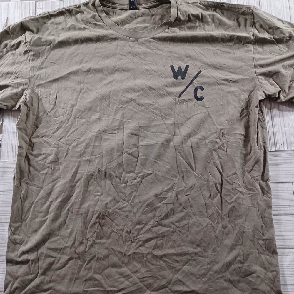 West Coast Customs Mens Graphic T-Shirt Olive Green Short Sleeve Crewneck XL